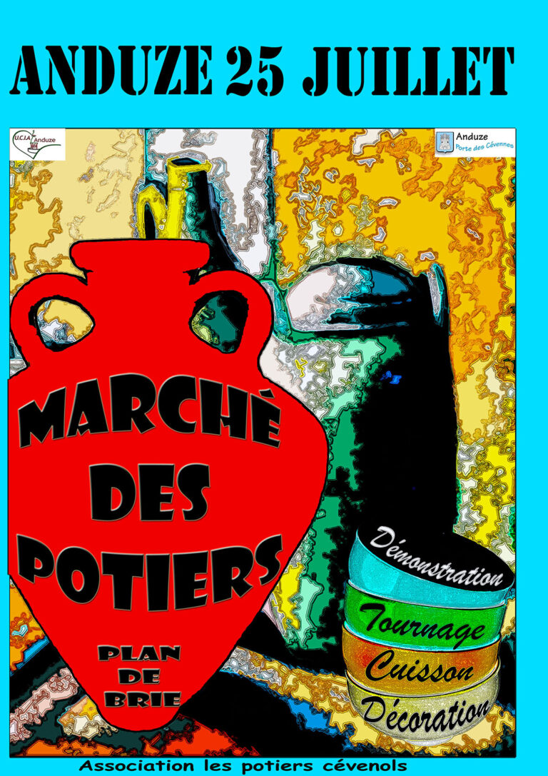 Affiche marché des potiers 2021