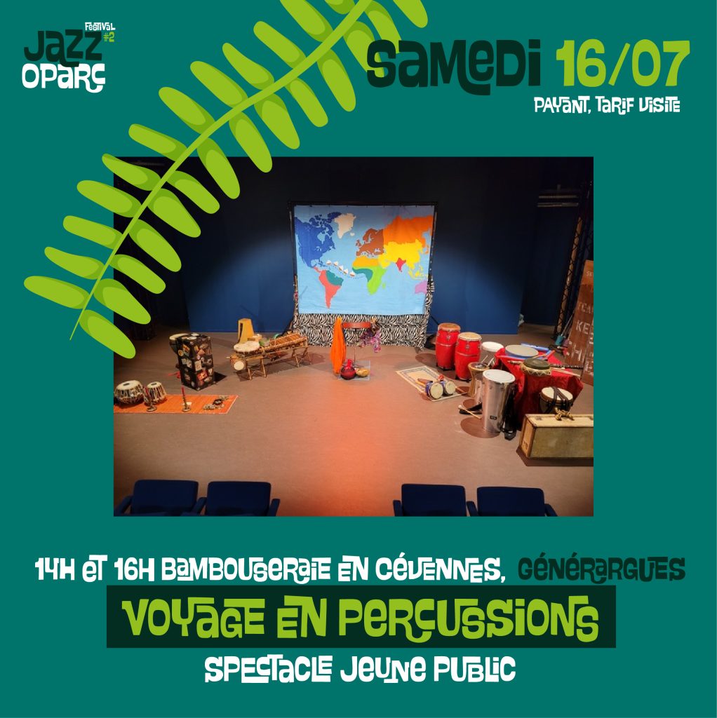 visuel 16/07 Percussions - Jazzoparc 2022 