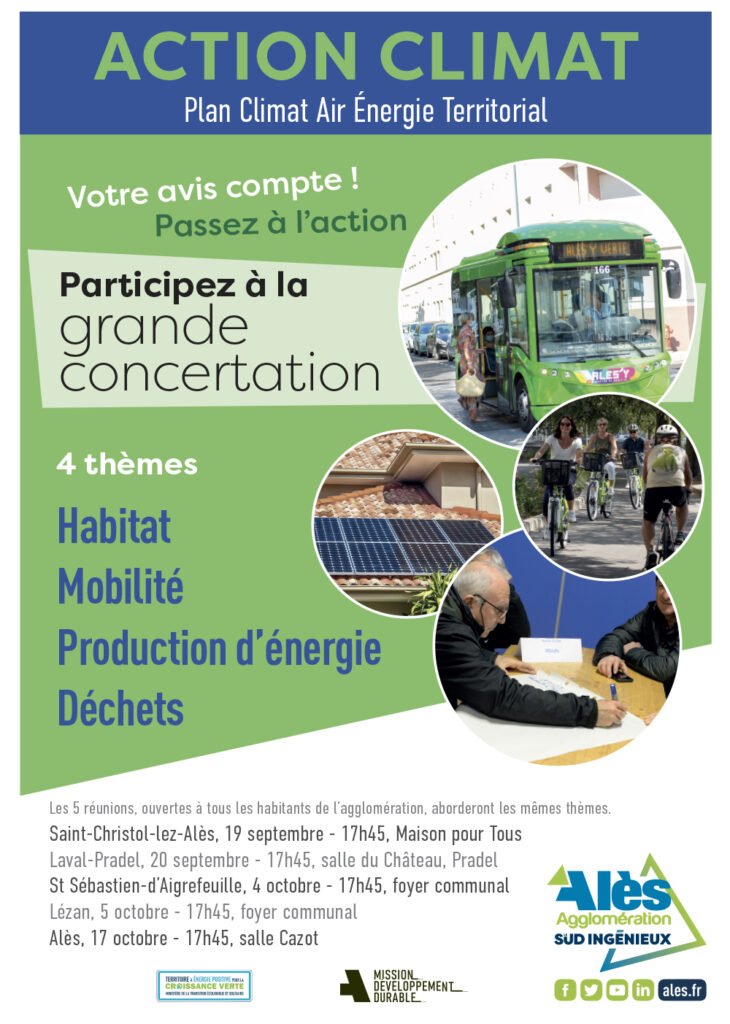 Action climat - Concertation 202209-10 - affiche