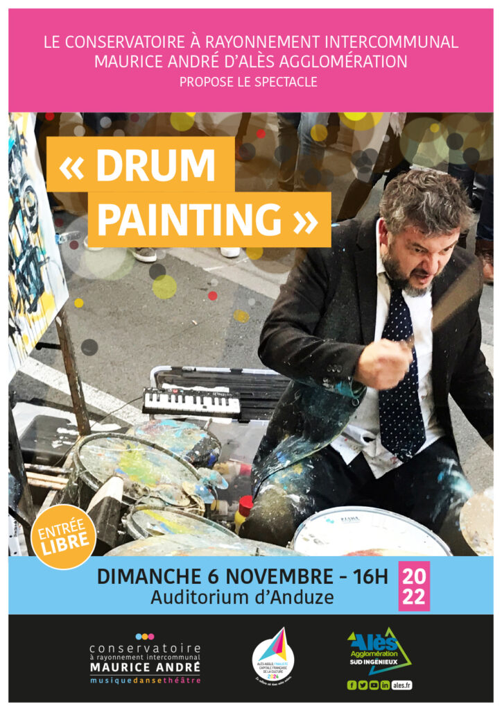 Affiche Drum painting - 6 nov 2022