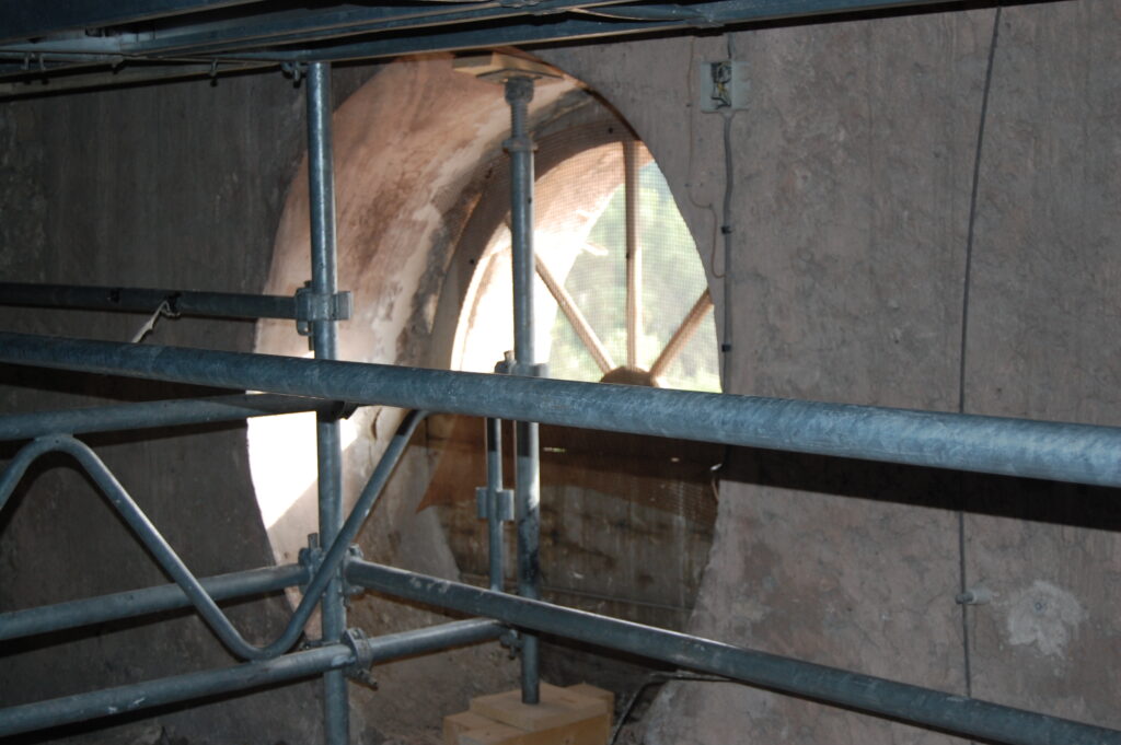 Travaux du Temple 2022-2023 - oculus grillagé