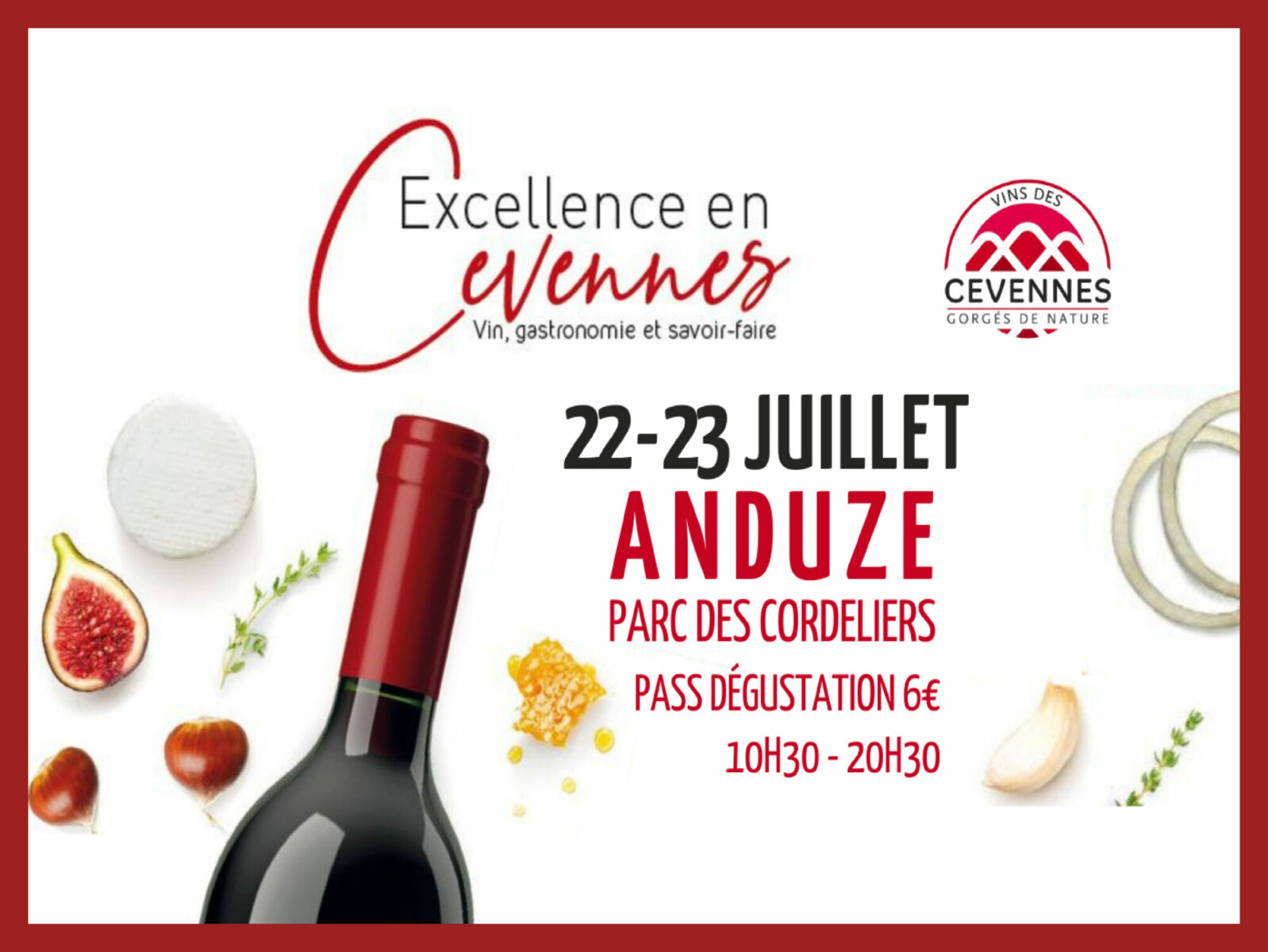 illustration Fête des vins d'Anduze - 22 et 23 juillet 2023
