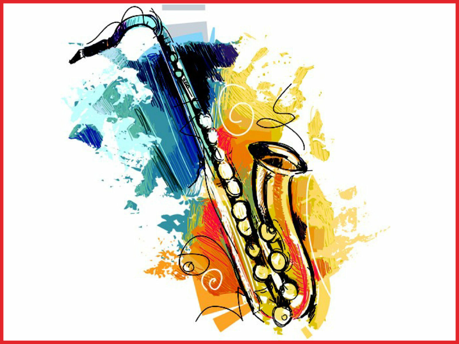 Illustration Répétition plein air saxophones - 15 avril 2023
