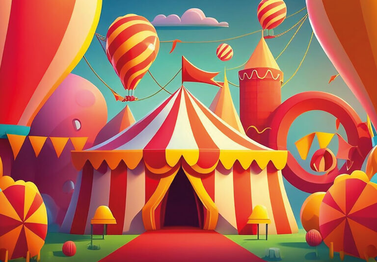 illustration Circus et boule de gomme - 28 novembre 2023