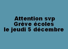 grève 5 decembre