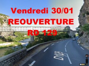 réouverture RD 129