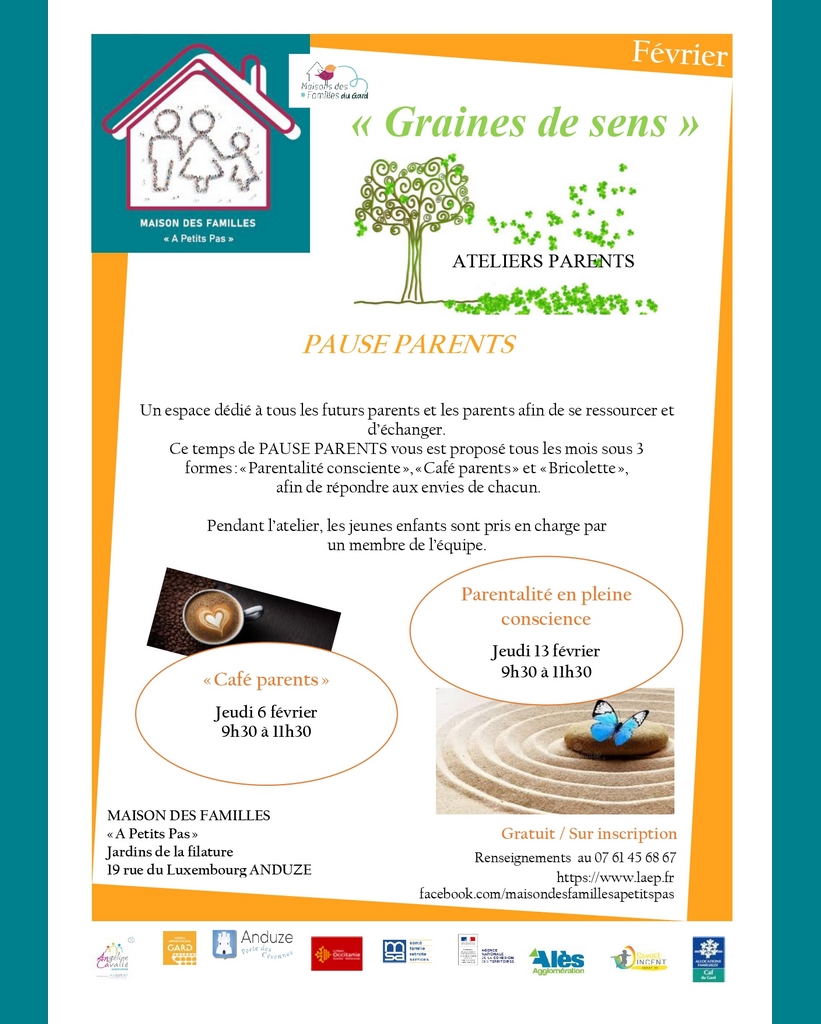 affiche MdF ateliers pause parents