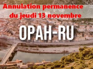 annulation-permanence-opah-13-novembre