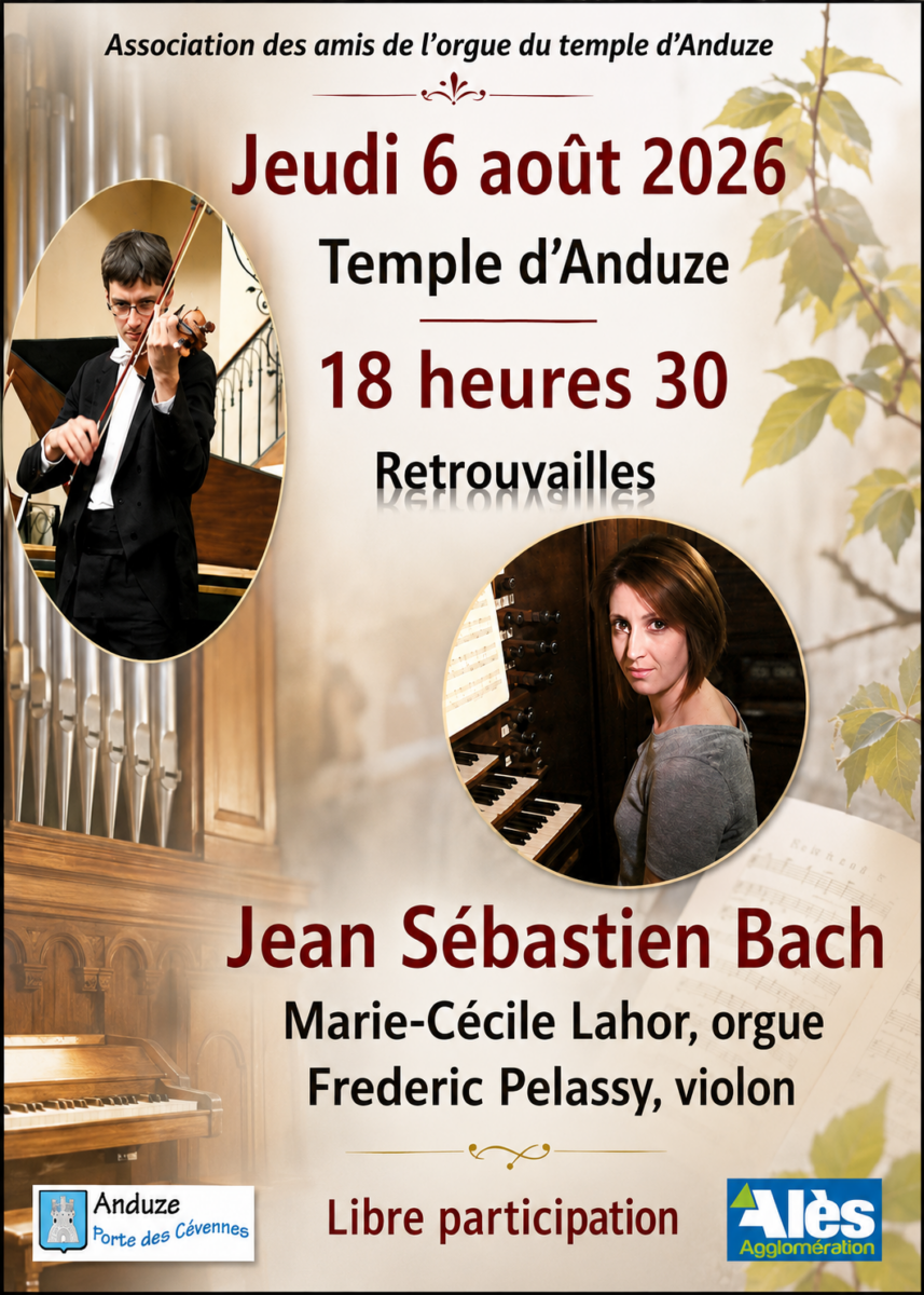 Concert Orgue Violon Anduze